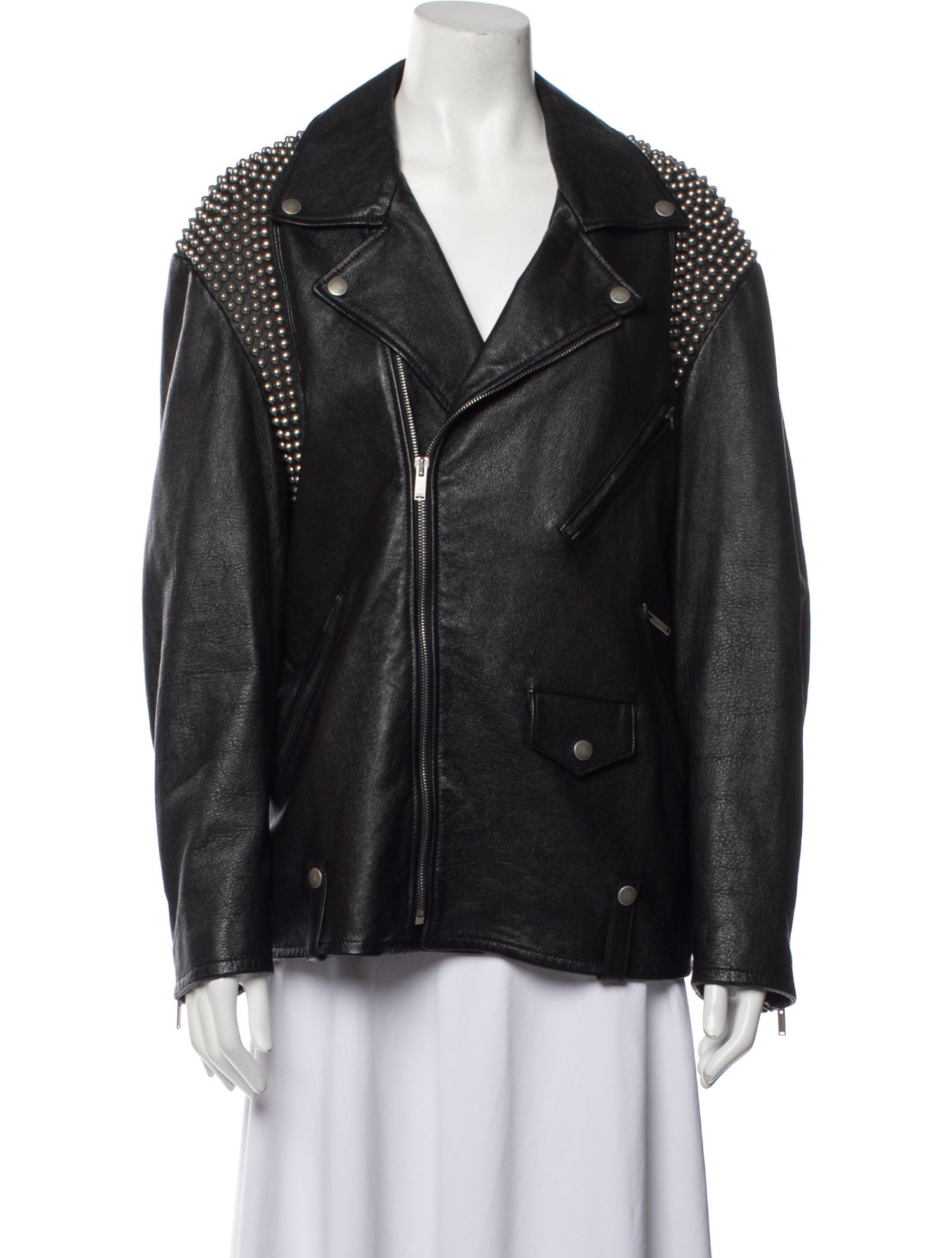 Saint Laurent Leather Biker Jacket